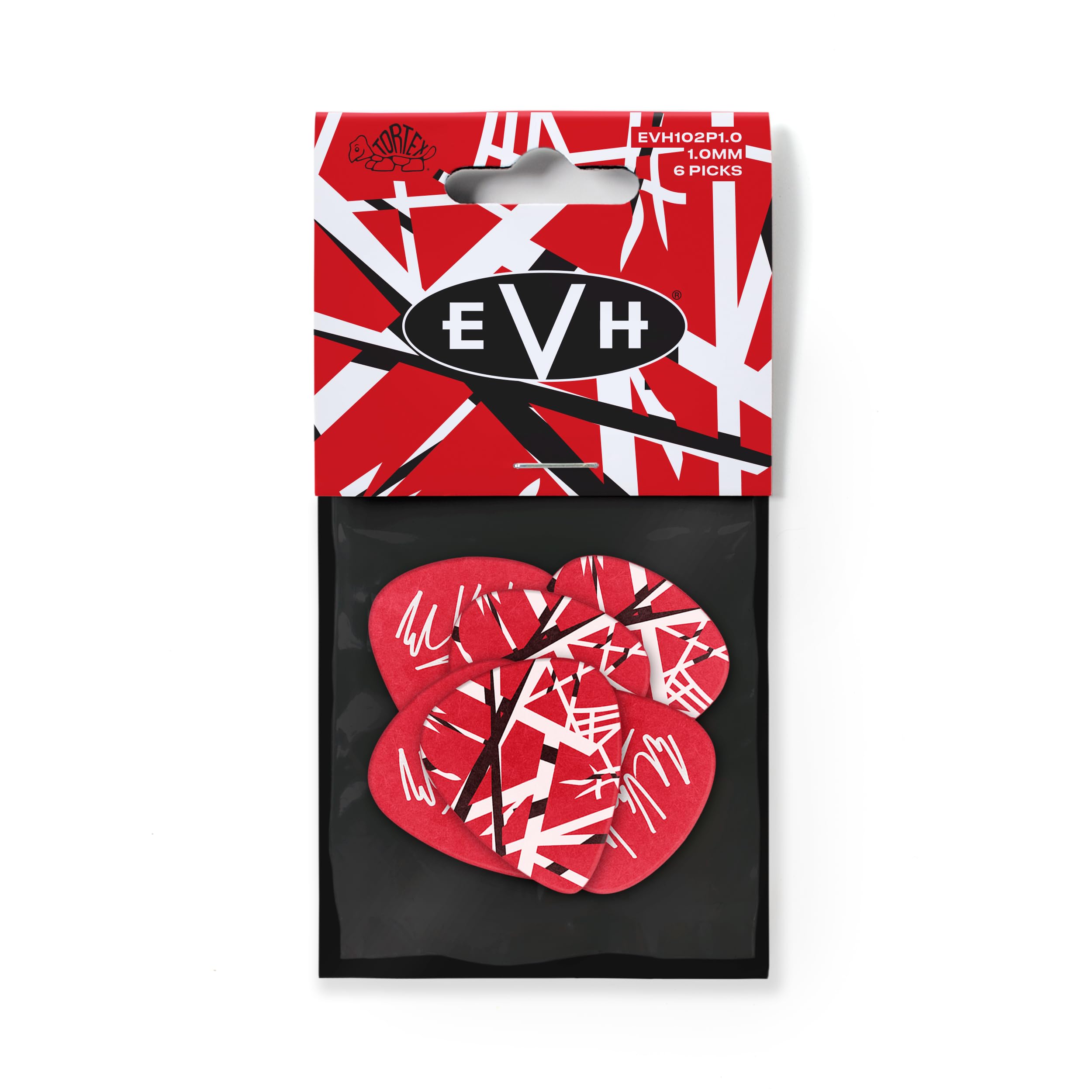 Jim Dunlop Evh Tortex Frankenstein Picks 1.0Mm   6 Pack
